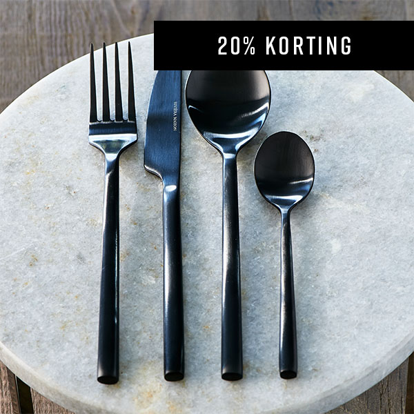 RM Loft Cutlery 4 pcs Black