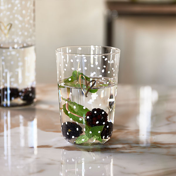 Dots & Stripes Glass M