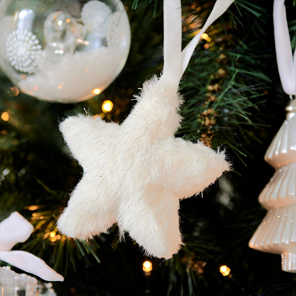 Glittering Star Ornament