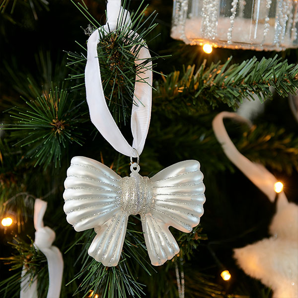 Sparkling Bow Ornament S