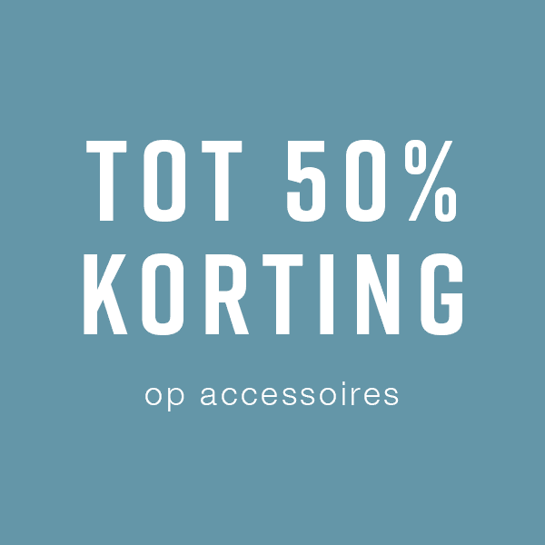 tot 50% korting op accessoires