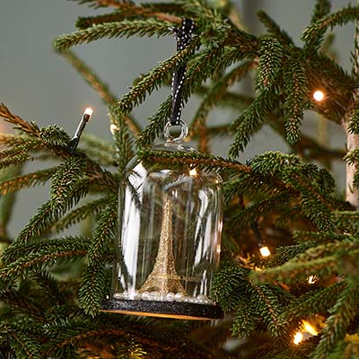 Christmas Under The Eiffel Tower Ornament