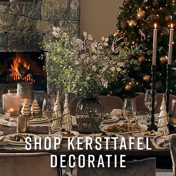 Kersttafel decoratie