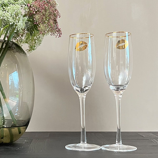 Champagne glazen van €29,95 voor €19,-