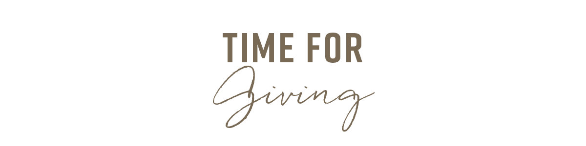 Time For Giving