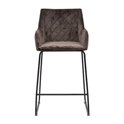 Frisco Drive Counter Stool, Velvet III, Anthracite