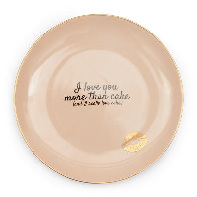 I Love You More Than Cake Plate