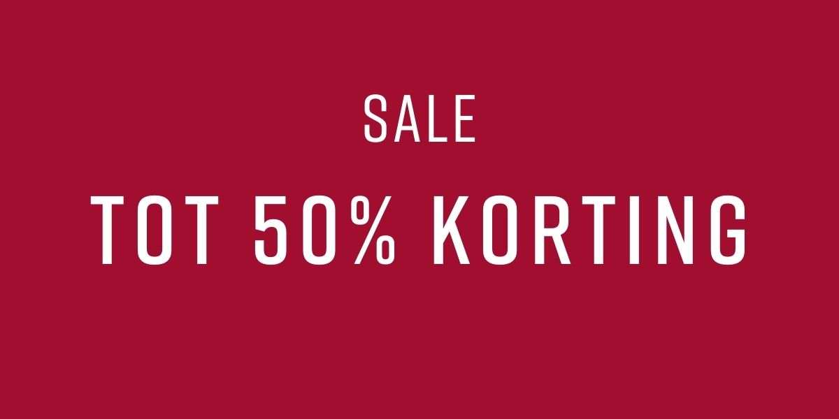 Sale: tot 50% korting op geselecteerde producten