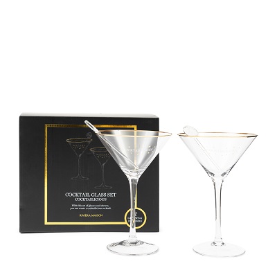 Cocktailicious Glass & Stick 2 pieces