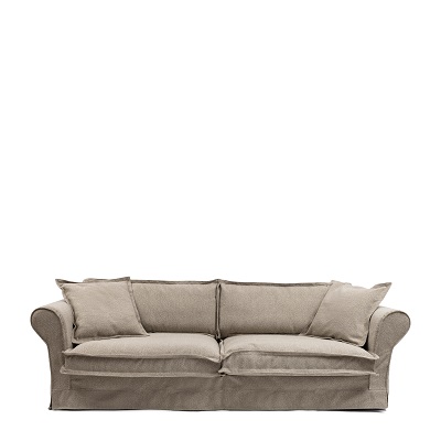 Carlton Sofa 3,5 Seater, bouclé, desert