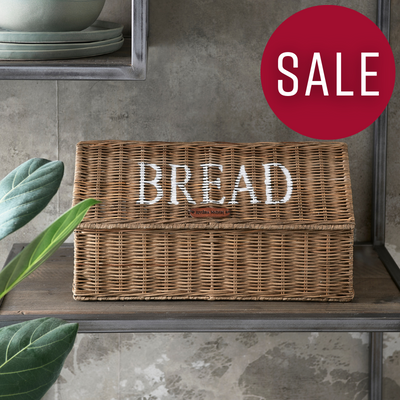 Rustic Rattan Home Made Bread Basket