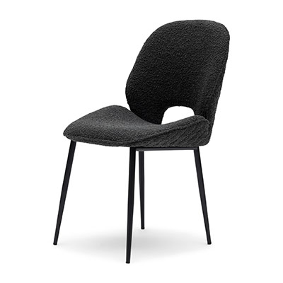 Mr. Beekman Dining Chair, bouclé, beluga