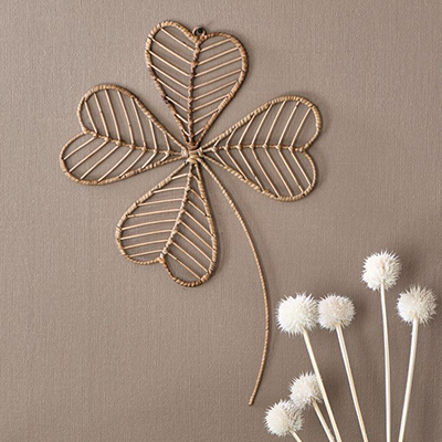 Rustic Rattan Lucky Clover M