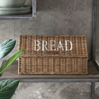 Rustic Rattan Home Made Bread Basket