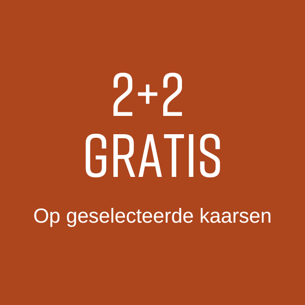 2+2 Gratis op geselecteerde kaarsen