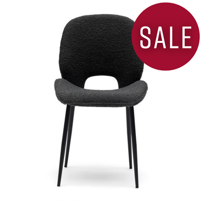 Mr. Beekman Dining Chair, bouclé, beluga